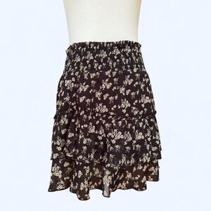Altar'd State Women's Black and Brown Skirt